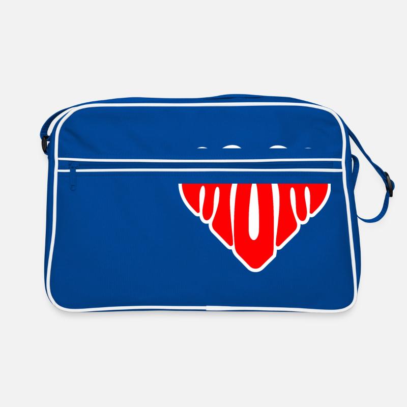 Ich liebe Mama - Muttertagsgeschenk Retro Tasche