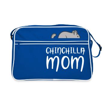Chinchilla - Chinchilla - Chinchillamama - Sac Retro - bleu/blanc - Devant