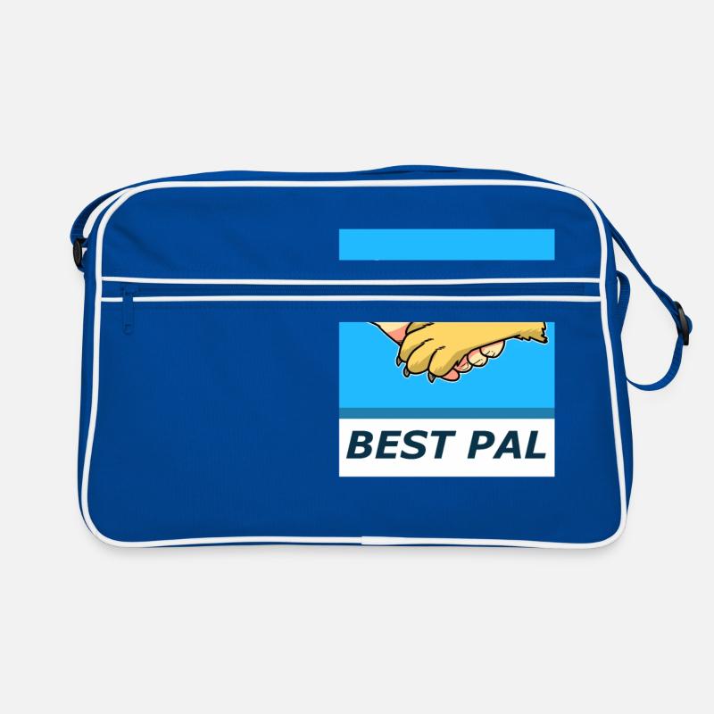 Best buddy - human - dog Retro Bag