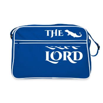Lézard - Lézards - Propriétaire de lézard - Lord - Gift - Sac Retro - bleu/blanc - Devant
