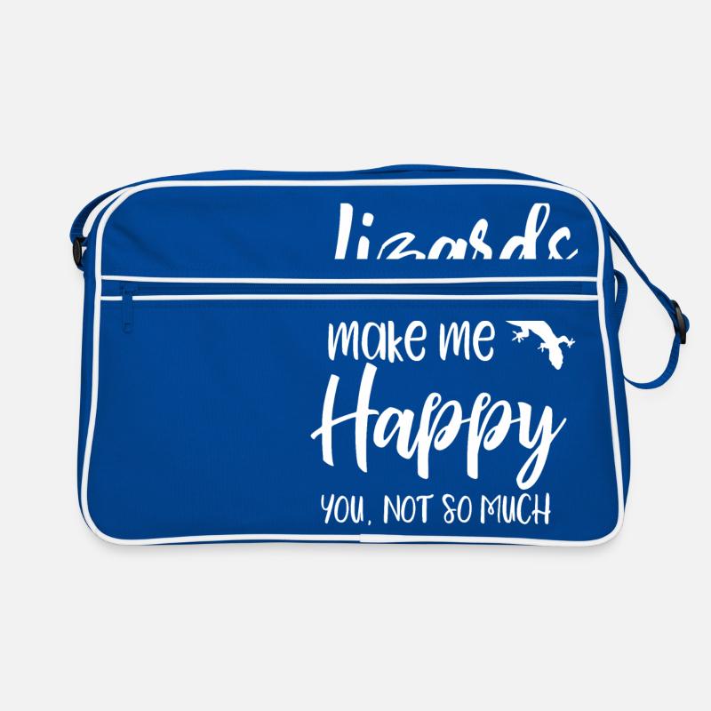 Lizard - Lizards - Lizard owners - Funny Retro Bag