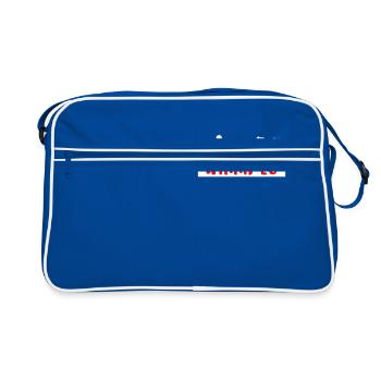 Winnipeg Skyline Manitoba Canadian Province Canada - Sac Retro - bleu/blanc - Devant