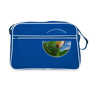 Rieuse Amazon - Sac Retro - bleu/blanc - Devant