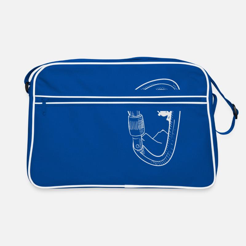 Climbing - Carabiner Climber bouldering gift Retro Bag