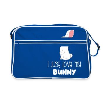Lapins - Lapins - Lapins - Amour - Sac Retro - bleu/blanc - Devant