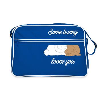 Lapins - Lapins - Lapins - Amour - Sac Retro - bleu/blanc - Devant