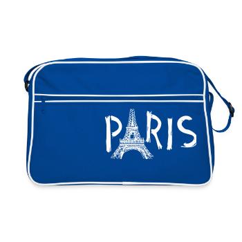 Paris - Sac Retro - bleu/blanc - Devant
