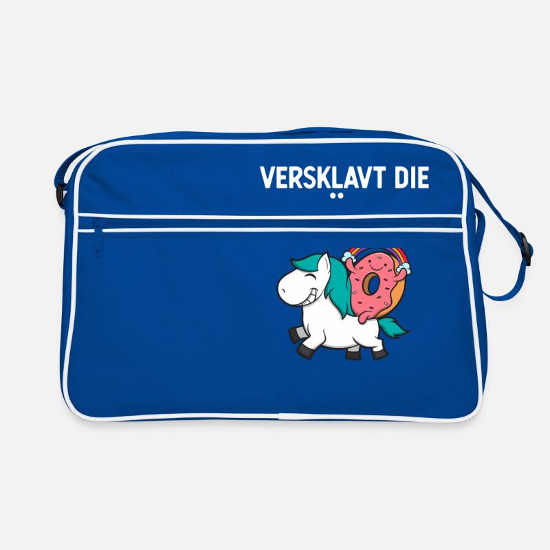Asservi le donut de licorne Sac Retro