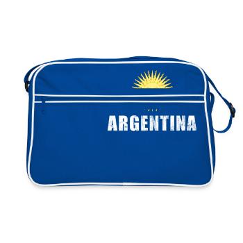Argentine Football T-Shirt Jersey Fanshirt Ventilateurs - Sac Retro - bleu/blanc - Devant