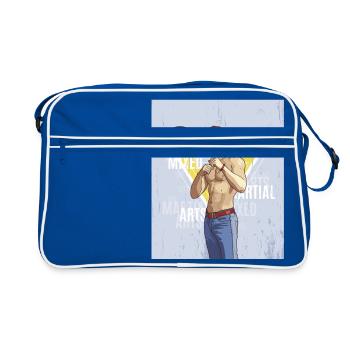 hipster - Retro Bag - blue/white - Front