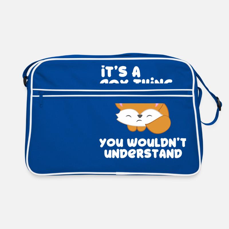 Fox - vixen - Fox lovers - gift Retro Bag