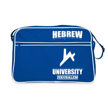 Hebrew University Jerusalem - Retro Bag - blue/white - Front