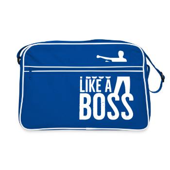 Fil de soie comme une tendance Dance Dance Fun Dab Move - Sac Retro - bleu/blanc - Devant