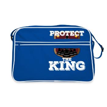 chess - Retro Bag - blue/white - Front
