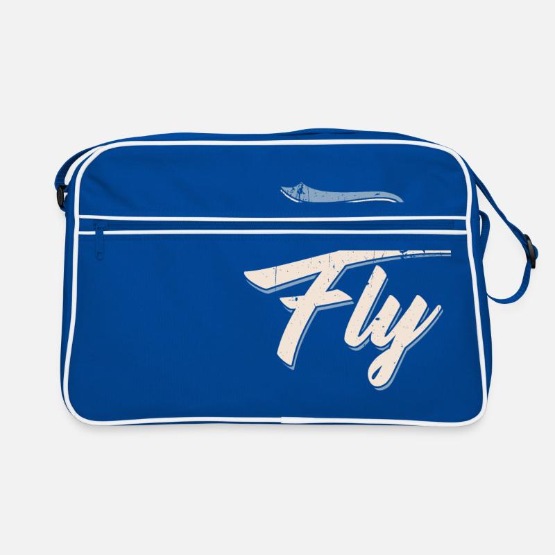 Airplane pilot vacation flying pilot Retro Bag