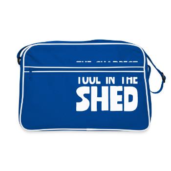 The Sharpest Tool In The Shed - Retro Bag - blue/white - Front