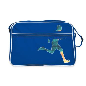 relay race - Retro Bag - blue/white - Front