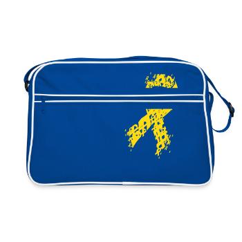 Thé jaune bonecancer - Sac Retro - bleu/blanc - Devant
