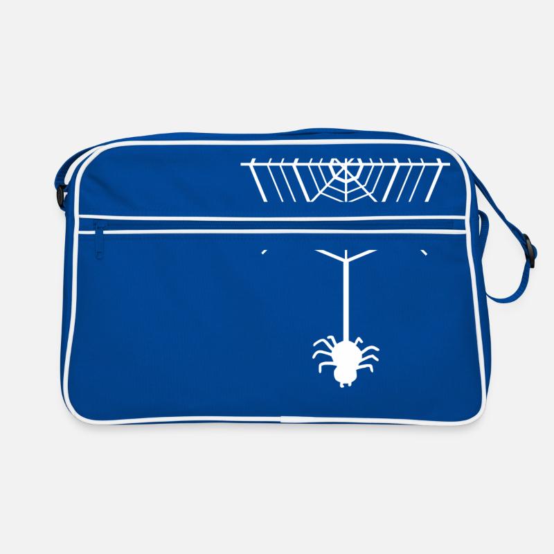 Spider - spiders - spider owner - spider web Retro Bag