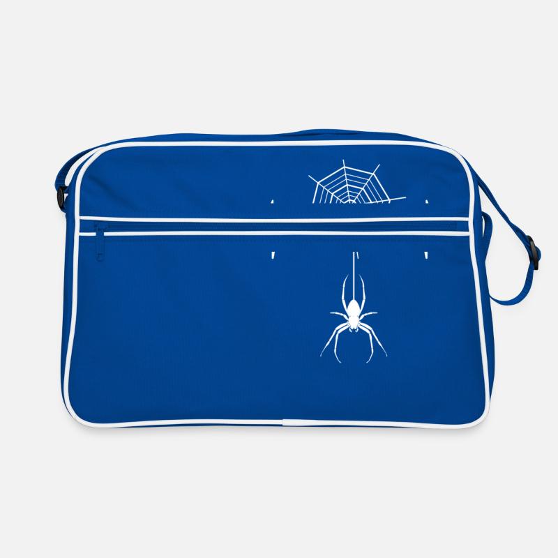 Spider - spiders - spider owner - spider web Retro Bag