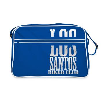 Los Santos Biker Club Chemise GTA - Sac Retro - bleu/blanc - Devant
