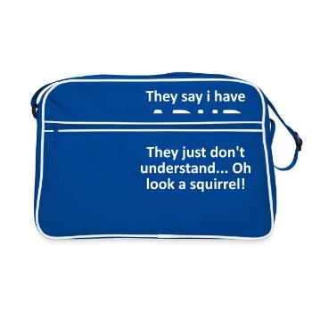 ADHD - Retro Bag - blue/white - Front