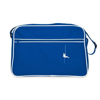 CLIMBING RAPPELING - Retro Bag - blue/white - Front