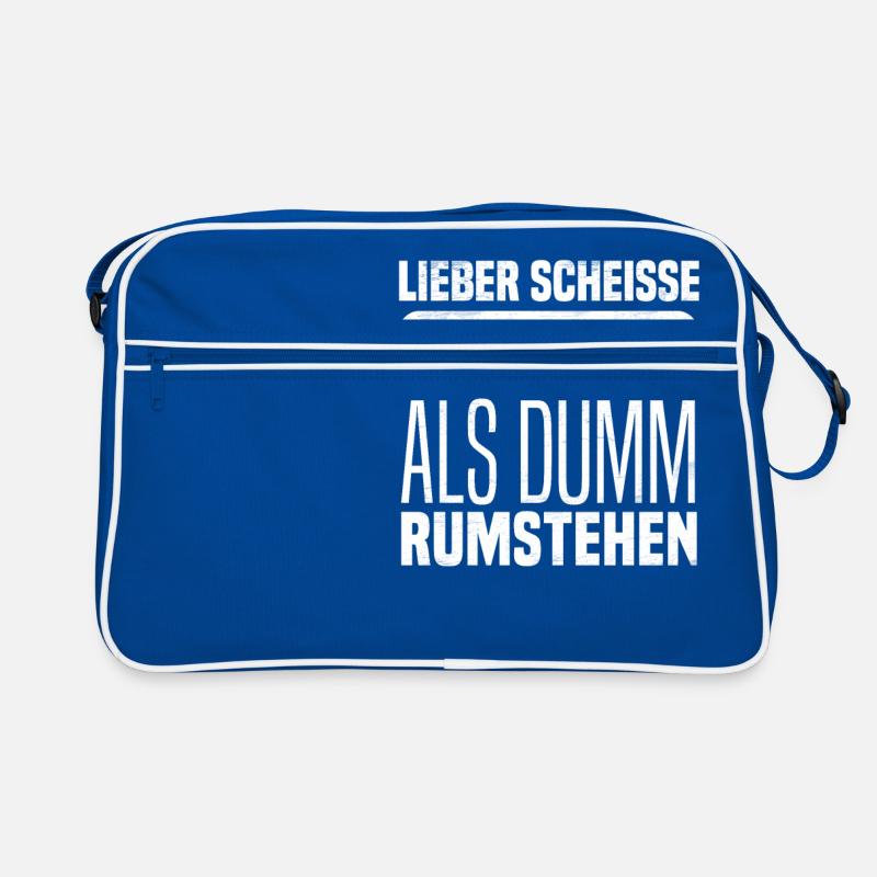 Dear shit dancing as stupid standing around Retro Bag