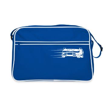 Drift - Retro Bag - blue/white - Front