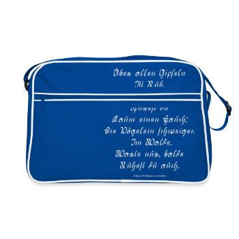 Wanderers night song - Retro Bag - blue/white - Front