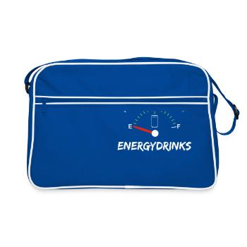 Abundance with energy drinks - Retro Bag - blue/white - Front