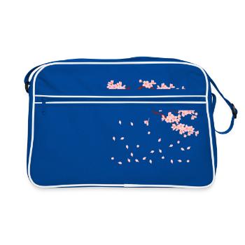 sakura - Sac Retro - bleu/blanc - Devant