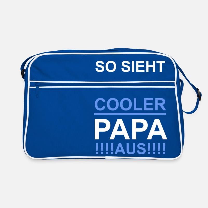 So sieht ein Cooler Papa aus Retro Tasche