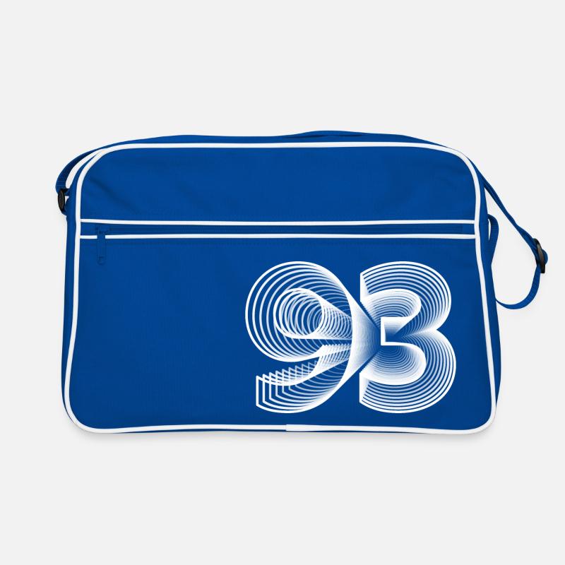 1993 - Retro Tasche - Blau/Weiß