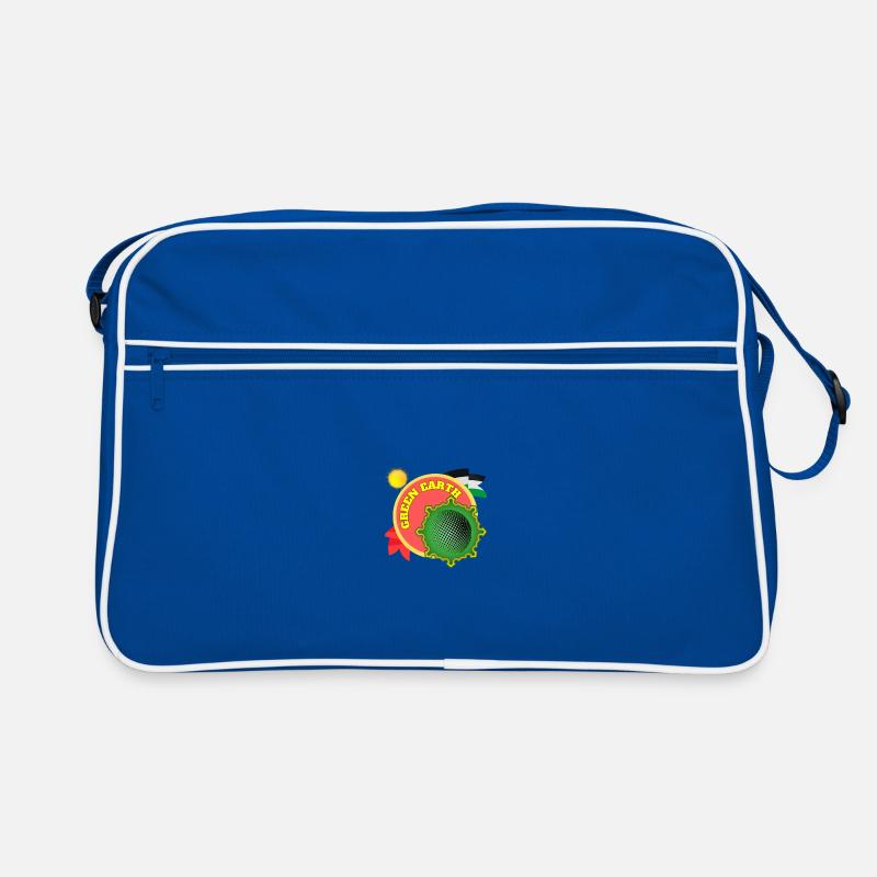 Grüne Erde Retro Tasche
