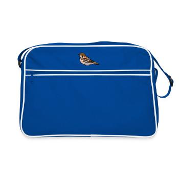 Sparrow - Retro Bag - blue/white - Front