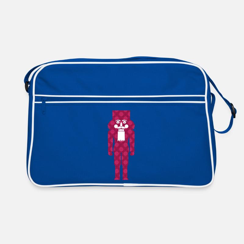 Nutcracker Christmas Decoration Texture Pattern Retro Bag