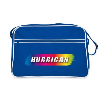 Spectre de lettrage Hurrican - Sac Retro - bleu/blanc - Devant
