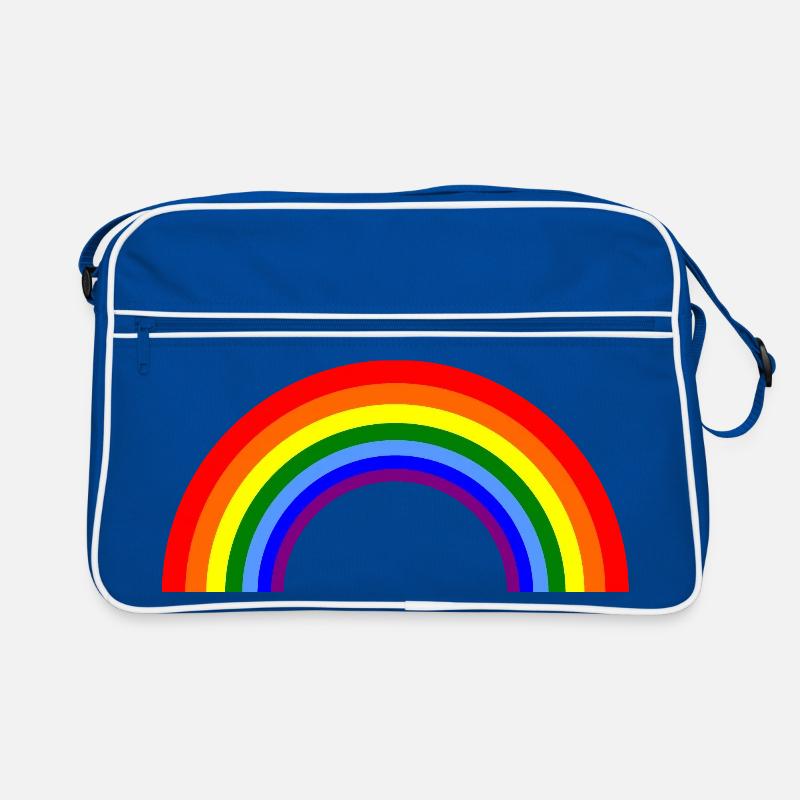 Regenbogenbogen  Retro Tasche