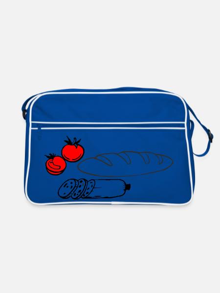 Vespers - Retro Bag - blue/white - Front