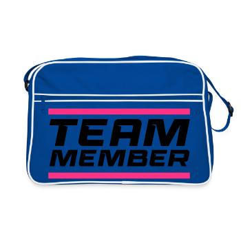 Team Member - Retro Bag - blue/white - Front