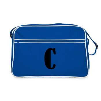 C - Retro Bag - blue/white - Front