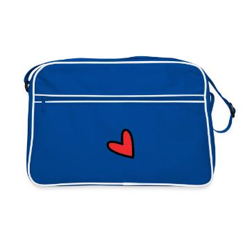 40. 40 YEARS. 40th ANNIVERSARY. 40 YEARS ANNIVERSARY. - Retro Bag - blue/white - Front