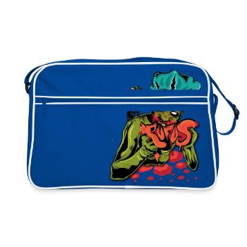 zombi - Sac Retro - bleu/blanc - Devant