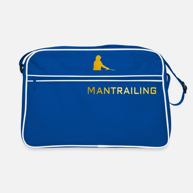 Mantrailing Gold - Retro Tasche - Blau/Weiß