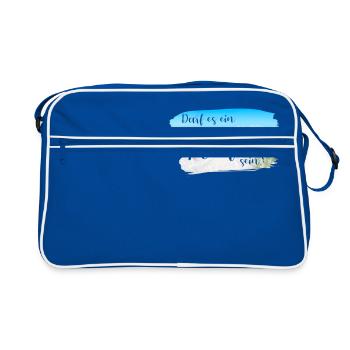 Would you like some sea? - Retro Bag - blue/white - Front