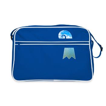 Baslerstab - Sac Retro - bleu/blanc - Devant