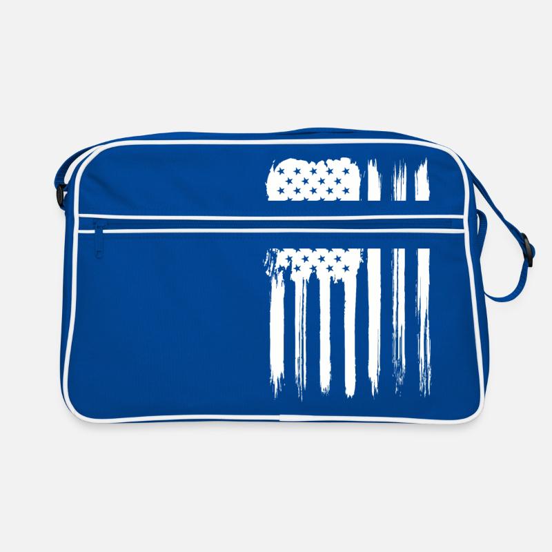 drapeau américain élégant graffiti Sac Retro