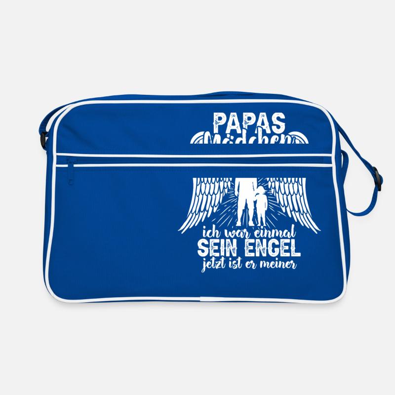Papas Mädchen Engel Geschenk Vatertag Tochter Retro Tasche