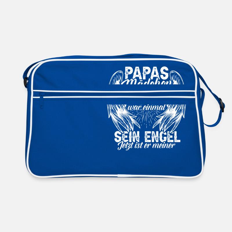 Papas Mädchen Engel Geschenk Vatertag Tochter Retro Tasche